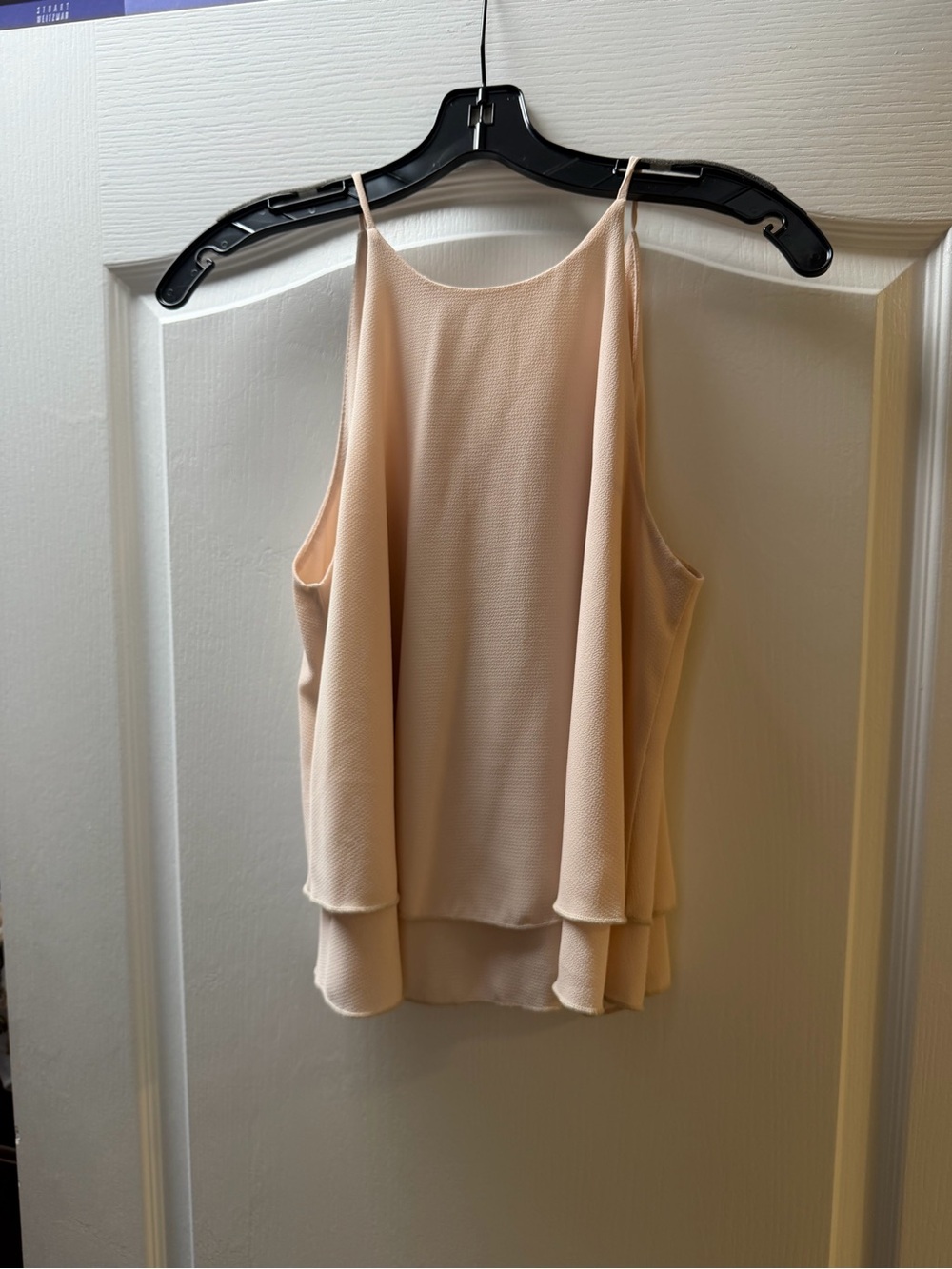 Tyche Peach Layered Chiffon Camisole